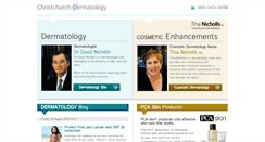 Desktop Screenshot of chchdermatology.co.nz